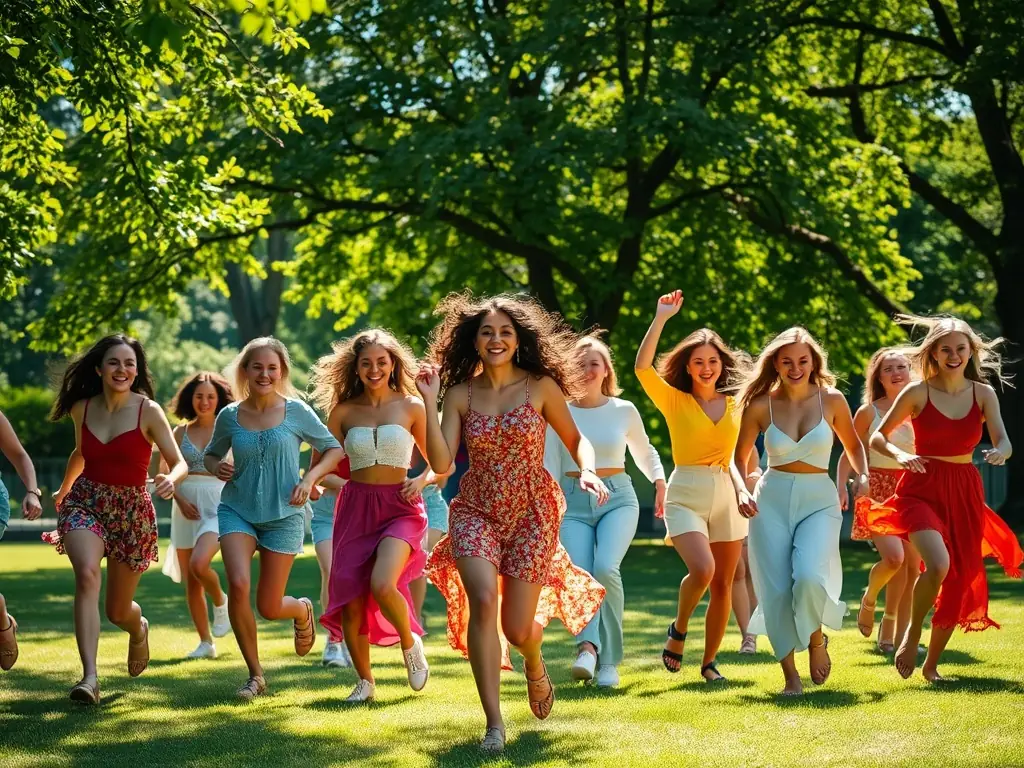 An image of community members participating in a lively cultural dance event in an outdoor setting, showcasing the vibrant atmosphere of A C O A CIEL OUVERT's cultural programs.